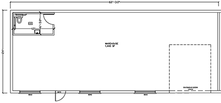 Floorplan for Unit #229-101