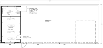 Floorplan for Unit #229-105